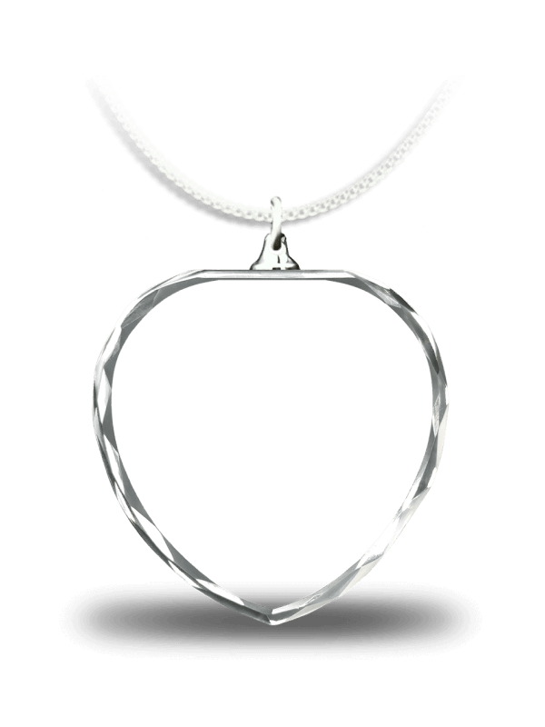Fingerprint Necklace Heart