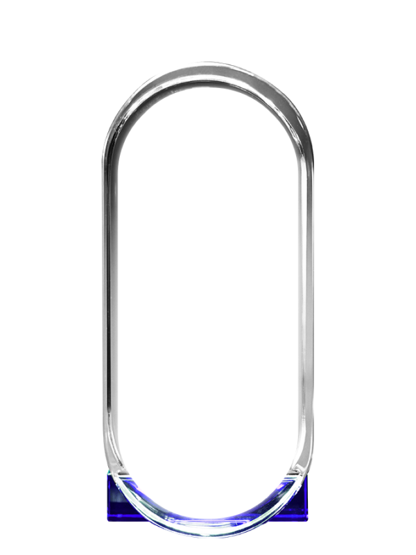 Blue 3D Crystal Capsule