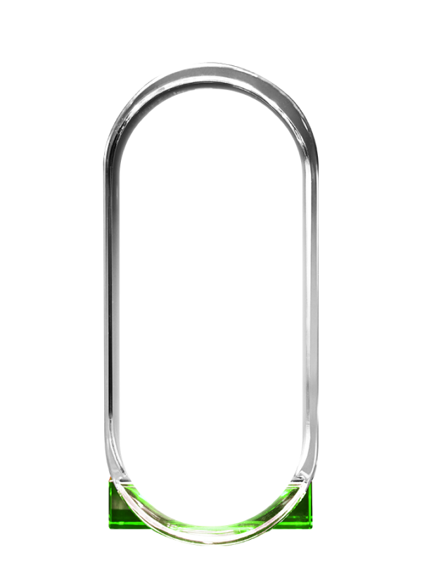 Green 3D Crystal Capsule