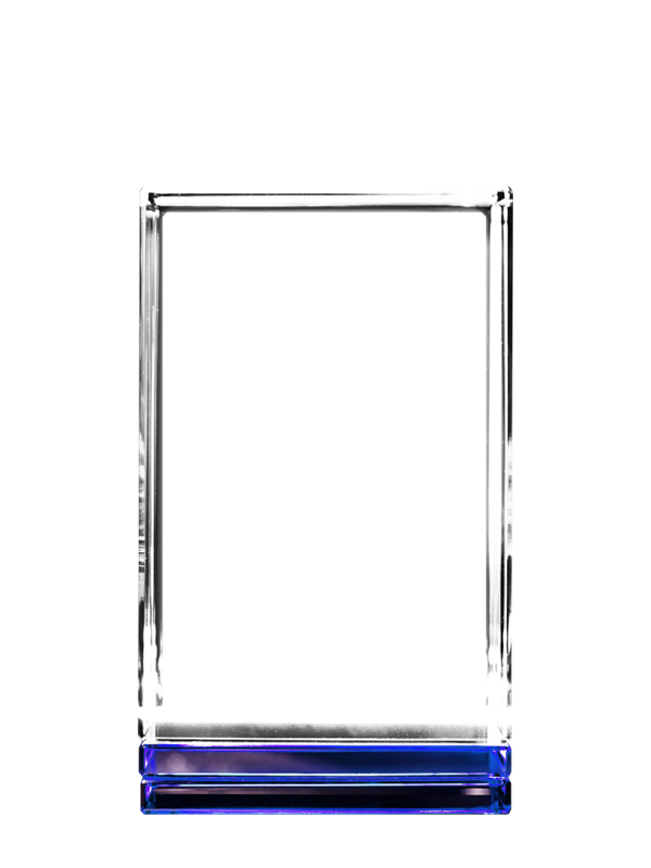 Blue 3D Crystal Skirt Portrait